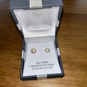 JCPenney Pearl Stud Earrings